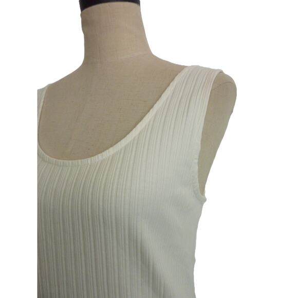 NWT Madewell White Drop-Waist Tank Midi Dress M - Picture 4 of 8